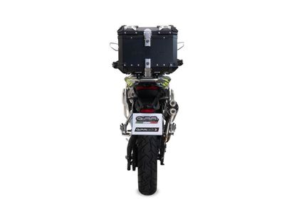 GPR Tech ALPI-TECH Alu - Complete with support - 35 litres - black Top case