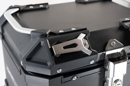 GPR Tech ALPI-TECH Alu - Complete with support - 35 litres - black Top case