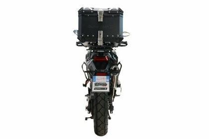 GPR Tech ALPI-TECH Alu - Complete with support - 35 litres - black Top case