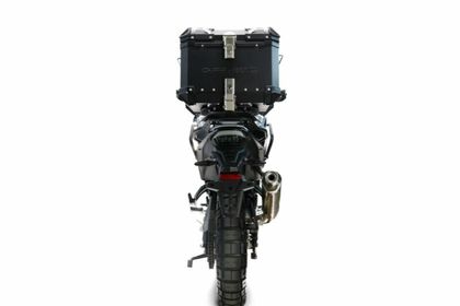 GPR Tech ALPI-TECH Alu - Complete with support - 35 litres - black Top case