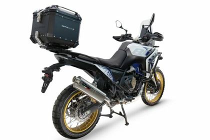 GPR Tech ALPI-TECH Alu - Complete with support - 35 litres - black Top case