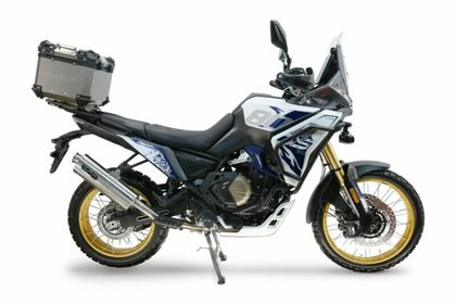 GPR Tech ALPI-TECH Titanium - Complete with support - 35 litres Top case Ref : GTE01355A / V.5.BA.35.ALP.TIT VOGE 800 DS 800 RALLY - 2025 - 2026