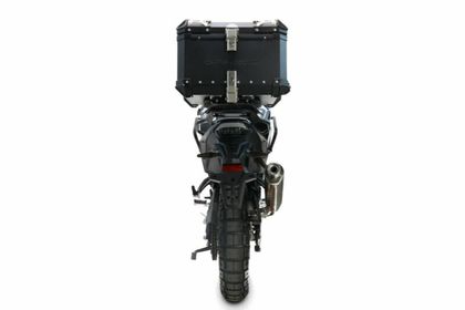 GPR Tech ALPI-TECH Alu - Complete with support - 45 litres - black Top case