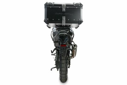 GPR Tech ALPI-TECH Alu - Complete with support - 55 litres - black Top case