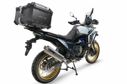 GPR Tech ALPI-TECH Alu - Complete with support - 55 litres - black Top case