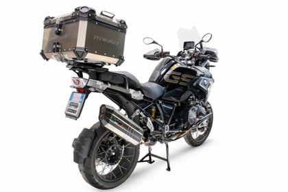 GPR Tech ALPI-TECH Titanium - Complete with support - 55 litres Top case
