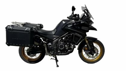 GPR Tech Black aluminium - the pair 38/32 L - Support included Side case Ref : GTE01365A / VO.2.SIDE.38.32.ALP.B 