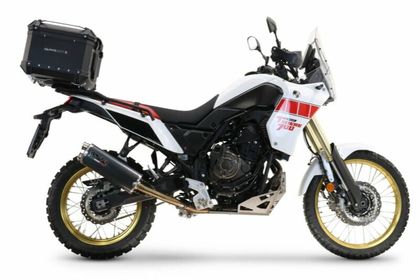 GPR Tech ALPI-TECH Alu - Complete with support - 55 litres - black Top case Ref : GTE01375A / YA.1.BA.55.ALP.B YAMAHA 700 TENERE 700 - 2019 - 2020