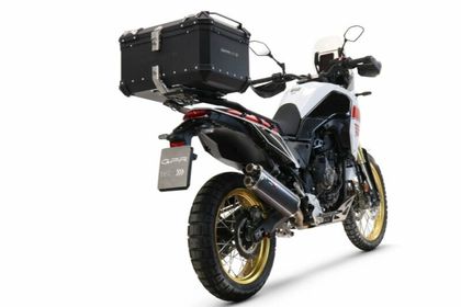 GPR Tech ALPI-TECH Alu - Complete with support - 55 litres - black Top case
