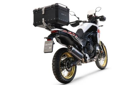 GPR Tech ALPI-TECH Alu - Complete with support - 55 litres - black Top case