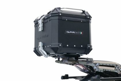 GPR Tech ALPI-TECH Alu - Complete with support - 55 litres - black Top case