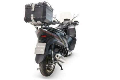GPR Tech ALPI-TECH Alu - Complete with support - 45 litres - black Top case