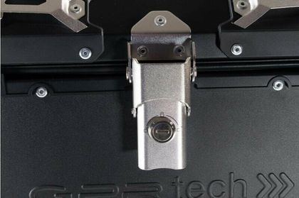 GPR Tech ALPI-TECH Alu - Complete with support - 45 litres - black Top case