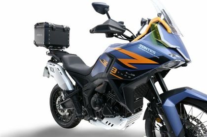 GPR Tech ALPI-TECH Alu - Complete with support - 35 litres - black Top case