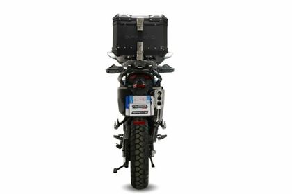 GPR Tech ALPI-TECH Alu - Complete with support - 35 litres - black Top case