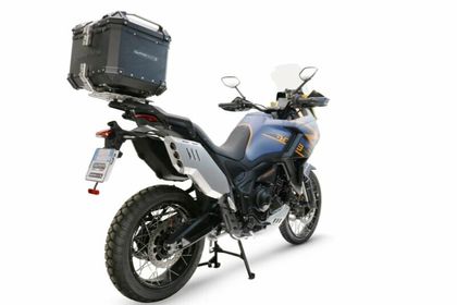 GPR Tech ALPI-TECH Alu - Complete with support - 35 litres - black Top case