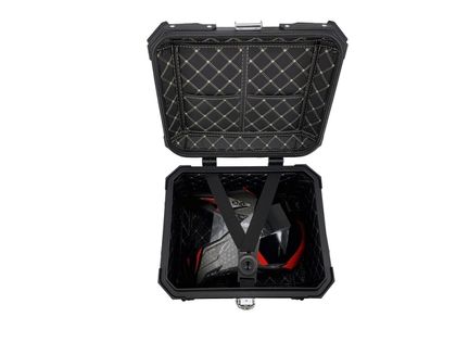 Top case GPR Tech Alu - suporte incluído - preto
