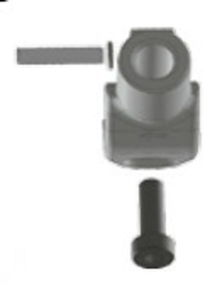 Magura Spiegelsteun zwart voor hoofdcilinder type HC1 Spiegelbevestiging Universeel