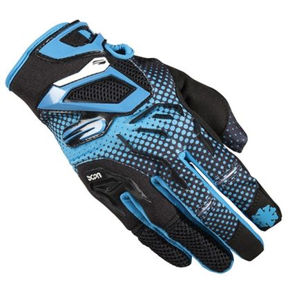 Gants cross First Racing SCAN GLOVES BLEU 