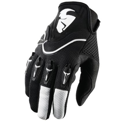 Gants cross Thor FLOW GLOVES BLACK 