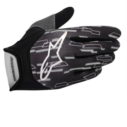 Gants cross Alpinestars RACER GLOVES GRAY BLACK WHITE 