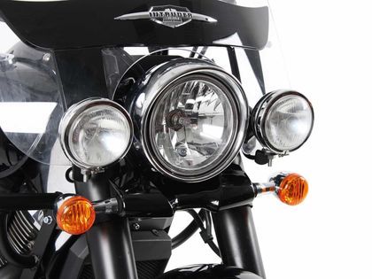 Hepco & Becker Twinlight (road) with mount and cable - black Lights Ref : HBE00014A / 400333 00 01 