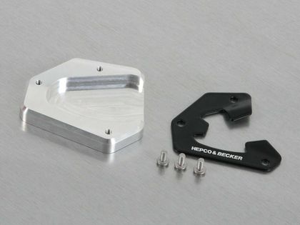 Extension de béquille Hepco & Becker latérale - noir/argent