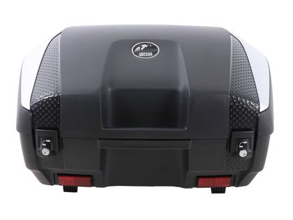 Hepco & Becker Junior 55 - capot argentés - noir Topkoffer Universeel