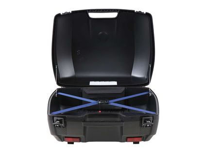 Hepco & Becker Junior 55 - capot argentés - noir Topkoffer Universeel Ref: HBE00225A / 610047 00 09 