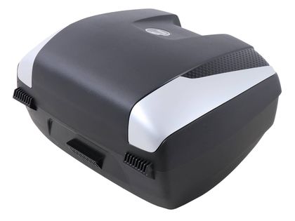 Hepco & Becker Junior 55 - capot argentés - noir Topkoffer Universeel