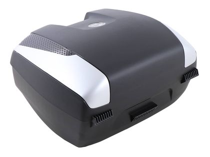 Hepco & Becker Junior 55 - capot argentés - noir Topkoffer Universeel