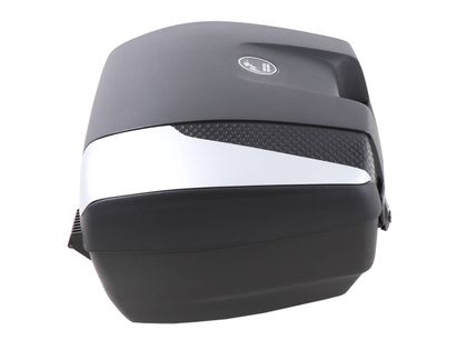Hepco & Becker Junior 55 - capot argentés - noir Topkoffer Universeel