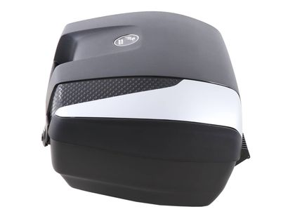 Hepco & Becker Junior 55 - capot argentés - noir Topkoffer Universeel