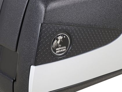 Hepco & Becker Junior Flash argent 40 (la paire) - noir Zijkoffer Universeel