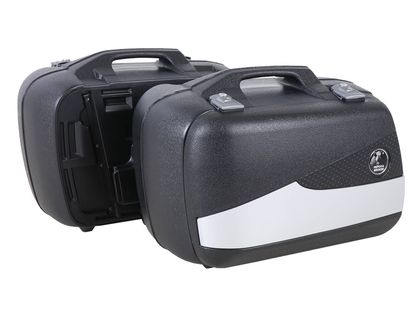 Hepco & Becker Junior Flash argent 40 (la paire) - noir Zijkoffer Universeel Ref: HBE00230A / 610236 00 09 