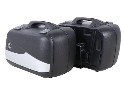 Hepco & Becker Junior Flash argent 40 (la paire) - noir Zijkoffer Universeel