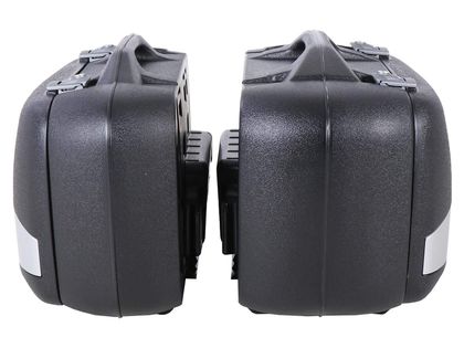 Hepco & Becker Junior Flash argent Enduro (40 L gauche / 30 L droite) - noir Zijkoffer Universeel