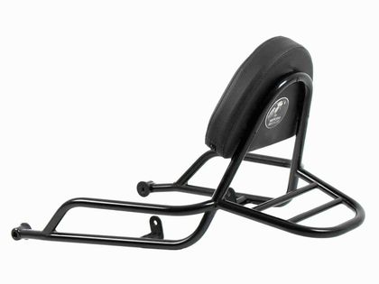 Hepco & Becker avec sissybar - noir brillant Bagagerek Universeel