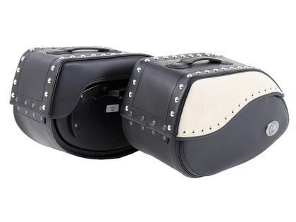 Hepco & Becker Kit complet Ivory pour support C-Bow - noir/ivoire Zadeltassen Universeel