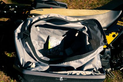 Hepco & Becker Kit complet Royster Speed pour support C-Bow - noir avec fermeture éclair grise Zadeltassen Universeel