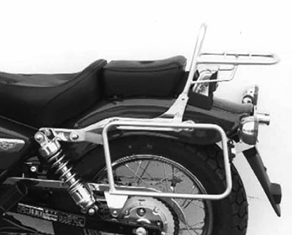 Support valises Hepco & Becker Tubulaire - chrome