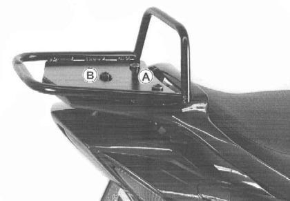 Support top case Hepco & Becker - noir