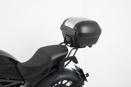 Hepco & Becker Alurack - schwarz Halterung für Topcase Ref : HBE00386A / 6507503 01 01 DUCATI 1200 DIAVEL 1200 - 2011 - 2018