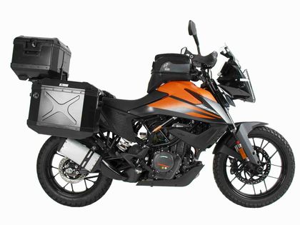 Support top case Hepco & Becker Alurack - noir Ref : HBE00412A / 6527601 01 01 KTM 390 390 ADVENTURE - 2020 - 2024