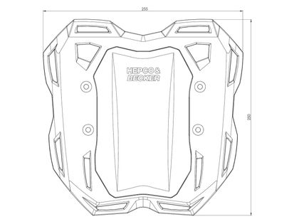 Hepco & Becker Smartrack - antraciet Bagagerek Ref: HBE00476A / 680978 01 05 