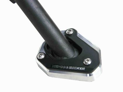 Extension de béquille Hepco & Becker latérale - noir/argent Ref : HBE00557A / 42112550 00 91 