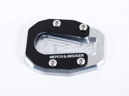 Extension de béquille Hepco & Becker latérale - noir/argent