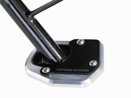 Extension de béquille Hepco & Becker latérale - noir/argent Ref : HBE00600A / 4211971 00 91 