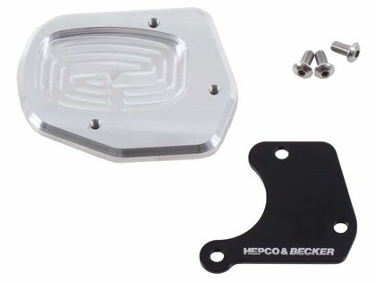 Extension de béquille Hepco & Becker latérale - noir/argent