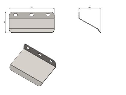 Hepco & Becker 42250000 00 22 Hitteschild Universeel
